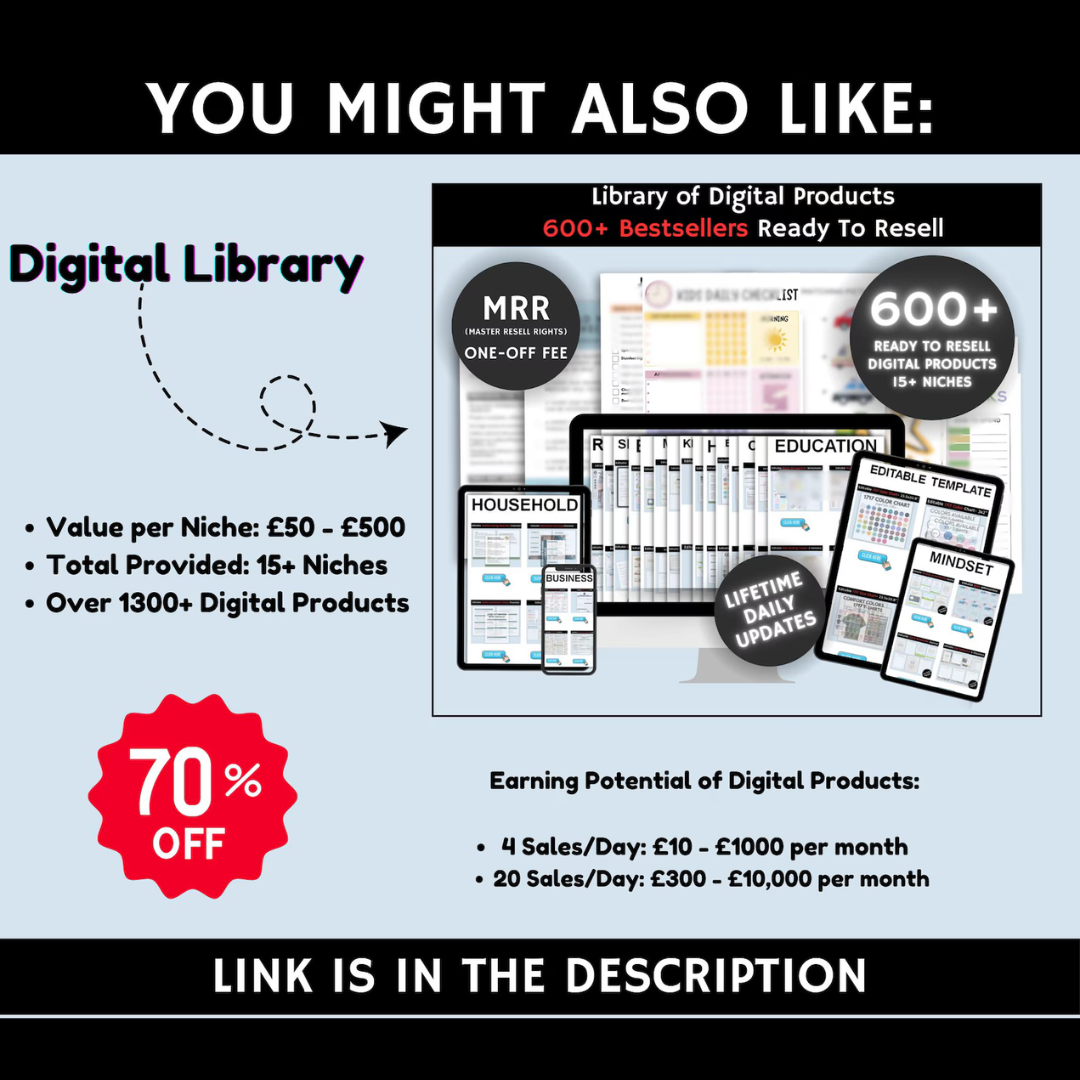 13,000+ Canva Templates Mega Bundle | 250+ PLR & MRR Planners, Journals, Trackers & More - Image 4