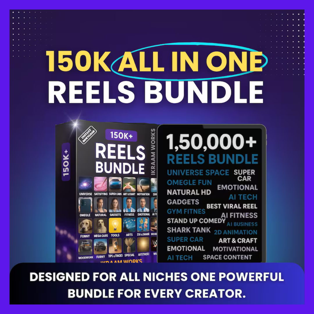 150K Viral Reels  And Memes Bundles for social media boosting 🔥